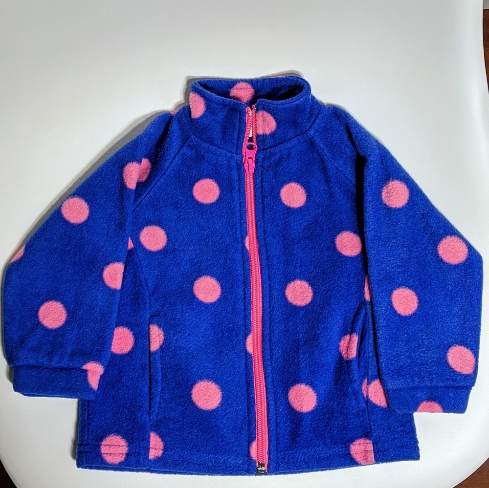 18m kids korner zip up fleece